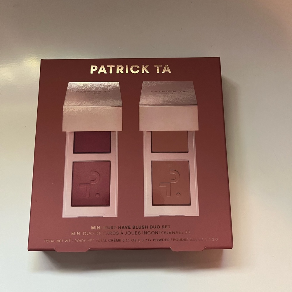 Patrick Ta Mini Blush Duo — Rosy Plum & Warm Nude